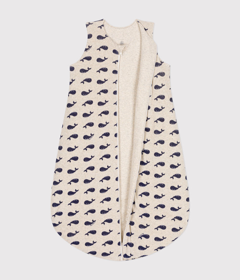 Gigoteuse baleine  en velours b&eacute;b&eacute; TOG 3 beige/bleu