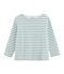 Dames marinetrui wit/groen