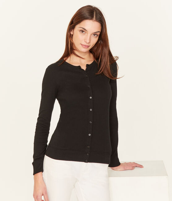 Cardigan femme noir NOIR