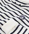 Sweatshirt enfant garçon blanc MARSHMALLOW/bleu SMOKING