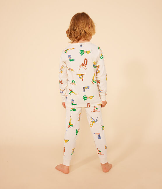 Pyjama imprimé motif animaux en coton enfant blanc AVALANCHE/ MULTICO