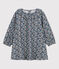 Robe fleurie à manches longues en gaze de coton enfant fille ROVER/ MULTICO