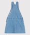 Robe salopette en denim léger enfant fille bleu DENIM CLAIR