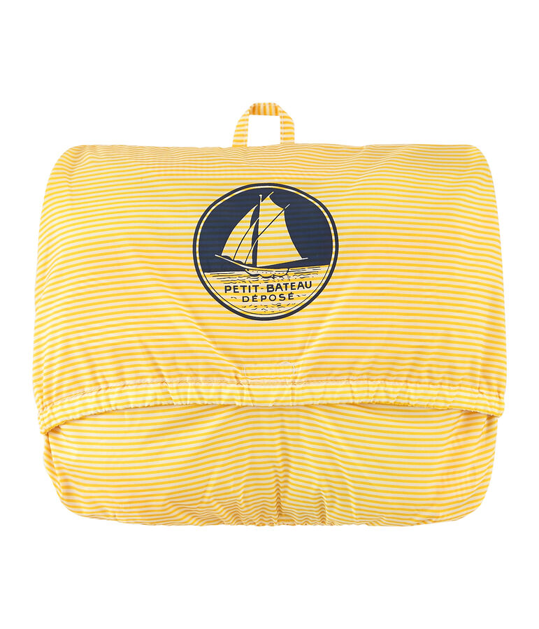 Uniseks korte windstopper geel/wit