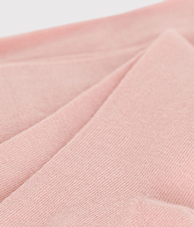 Effen katoenen broekkousen voor kinderen roze