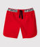 Short de bain recyclé enfant garçon rouge TERKUIT