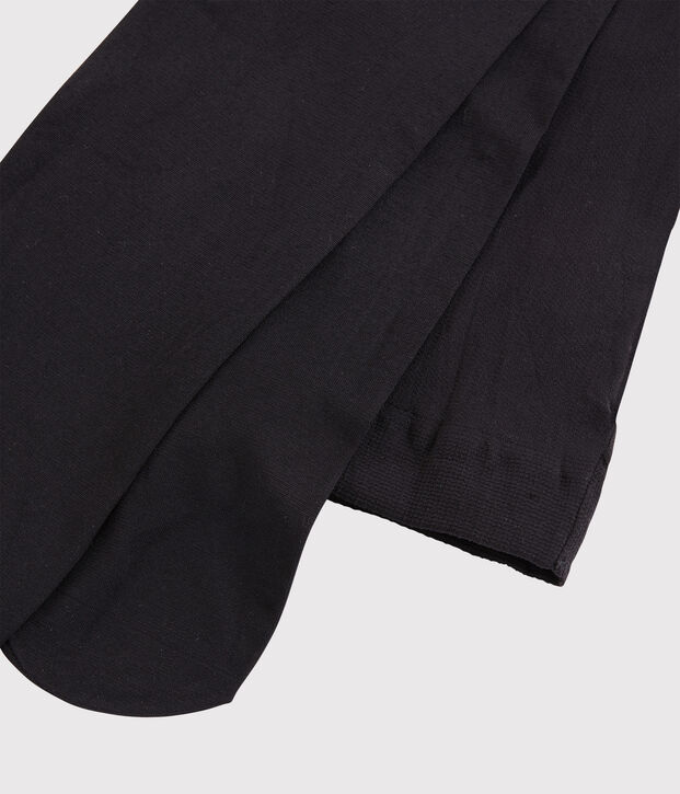 Collant microfibre enfant fille noir