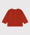 T-shirt met lange mouwen in jersey voor baby's rood HARISSA