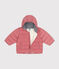 Donsjekker met fleecevoering voor baby's roze ROSEWOOD