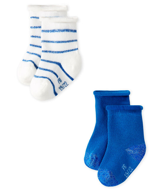 Set van 2 paar lichte sokken voor baby meisje variante 3