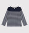 Marinière iconique en coton Femme bleu SMOKING/blanc MARSHMALLOW
