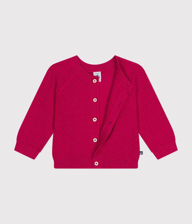Katoenen gebreide babycardigan DELHI