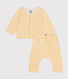 Tweedelige set van geruwde fleece voor baby's