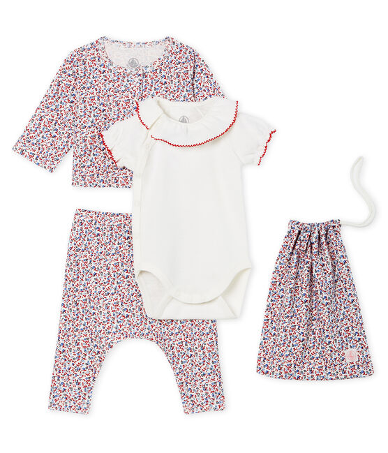 Ensemble Van 4 Delen Voor Babymeisjes Met Print Variante 2 Petit Bateau