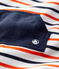 Jumpsuit baby van molton. wit MARSHMALLOW/ SMOKING/ CAROTTE