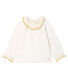 Blouse met lange mouwen van jacquard tubic babymeisje