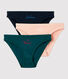 Set 3 katoenen onderbroeken Dames
