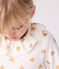 Fluwelen kinderpyjama met goudkleurige hartjesprint MILK/ DORE