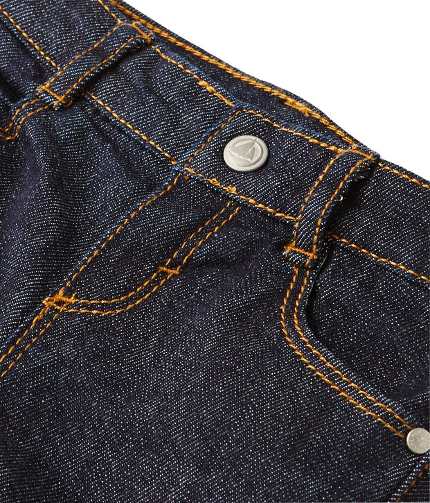 Pantalon slim b&eacute;b&eacute; mixte en jean bleu