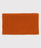 Babysnood van gevoerd tricot en gerecycleerde fleece bruin RUSTY