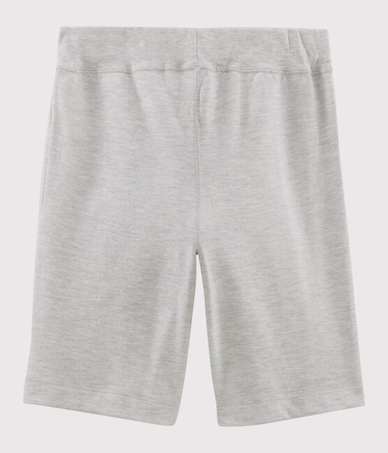 Bermuda en jersey moyen enfant garçon gris POUSSIERE CHINE