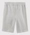 Bermuda en jersey moyen enfant garçon gris POUSSIERE CHINE