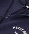 Sweatshirt zippé Petit Boat à capuche enfant fille / garçon bleu SMOKING