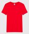 Tee-shirt L'ICONIQUE col rond en coton Femme rouge PEPS