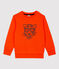 Sweatshirt en molleton enfant garçon orange CAROTTE