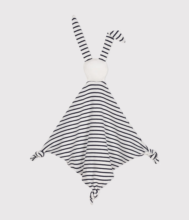 Matroos katoenen teddybeer wit/blauw