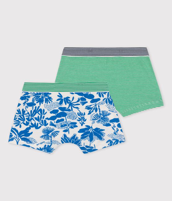 Lot de 2 boxers petit garçon jungle en coton variante 1