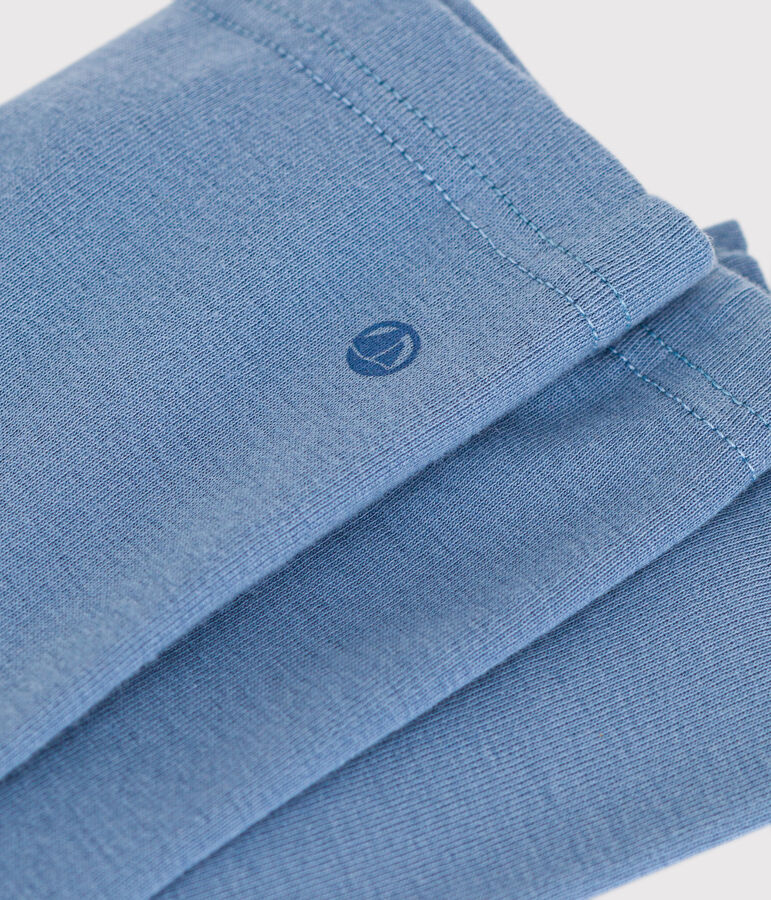 Katoenen legging voor baby's blauw