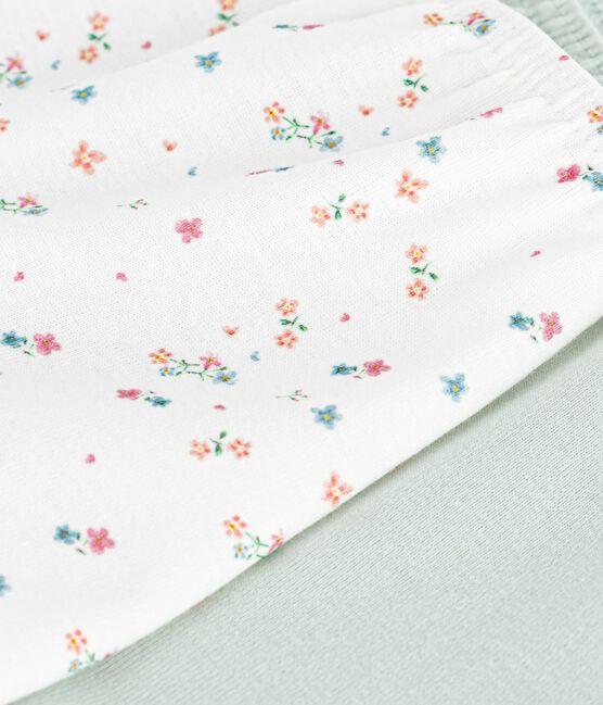 Lot de shorties enfant en coton imprimé fleurs variante 1