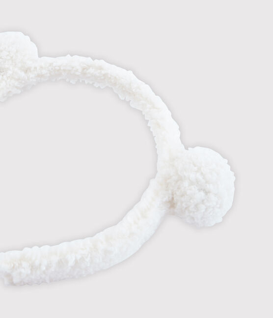 Haarband voor meisjes wit MARSHMALLOW