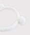Haarband voor meisjes wit MARSHMALLOW