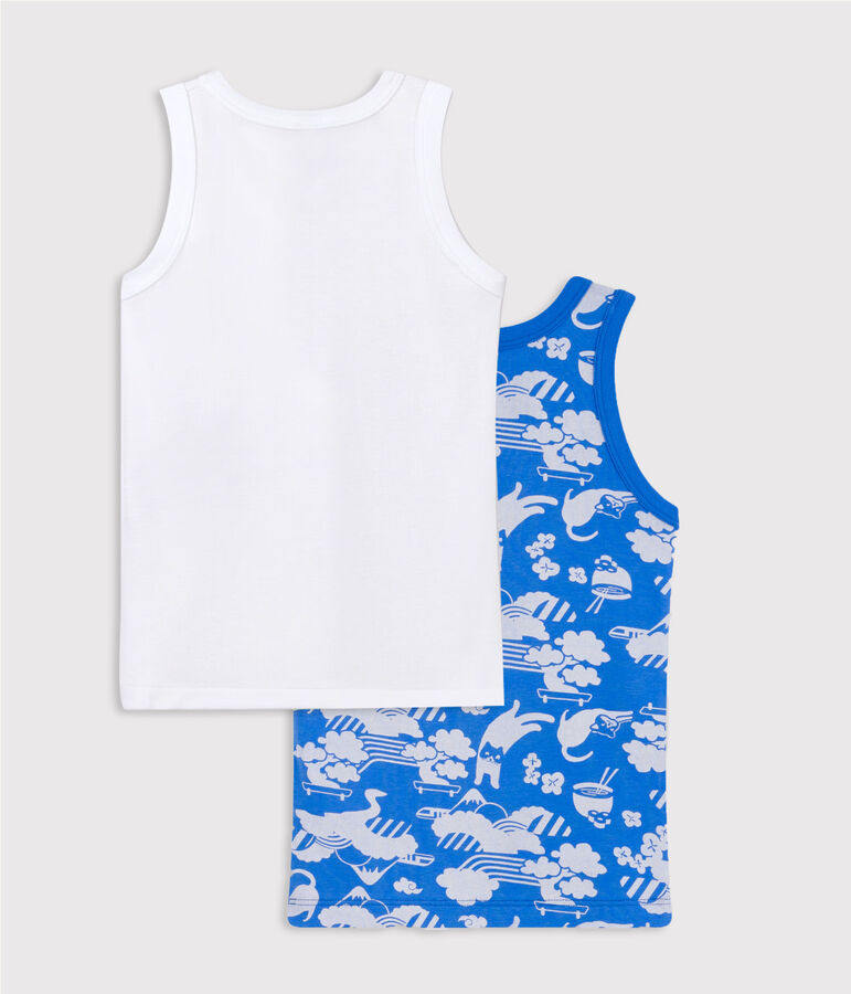 Setje met 2 katoenen hemdjes voor kinderen variante 1