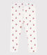 Legging van katoen met bloemenprint voor baby's
