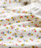 Combinaison longue bébé fille en côte blanc MARSHMALLOW/blanc MULTICO