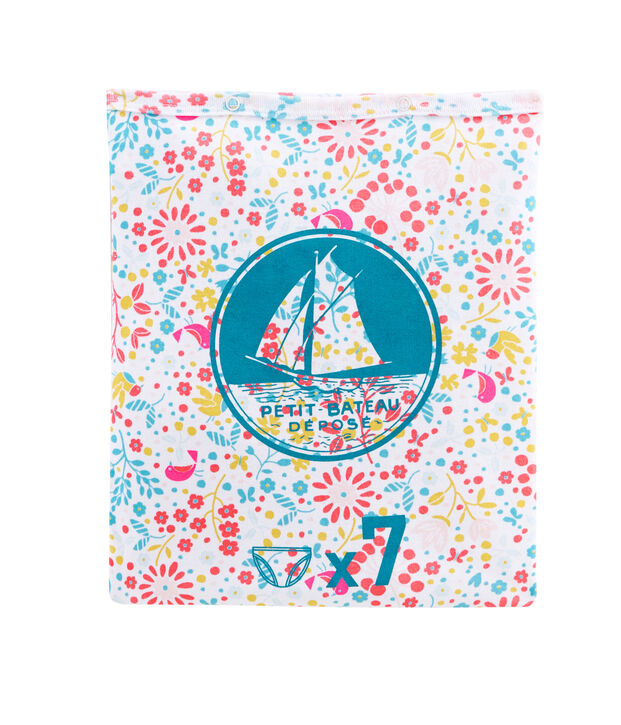 Pochon surprise de 7 culottes fille multicouleur