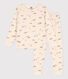 Katoenen pyjama met dierenprint voor kleine meisjes en jongens