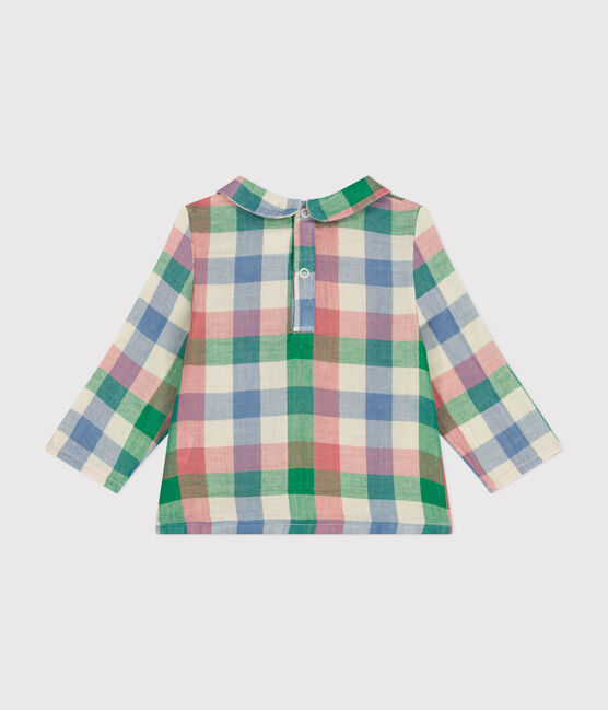 Blouse en gaze de coton bébé blanc AVALANCHE/ MULTICO