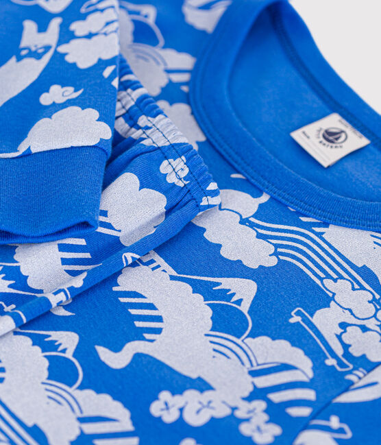Katoenen kinderpyjama met print FUJI/ MARSHMALLOW