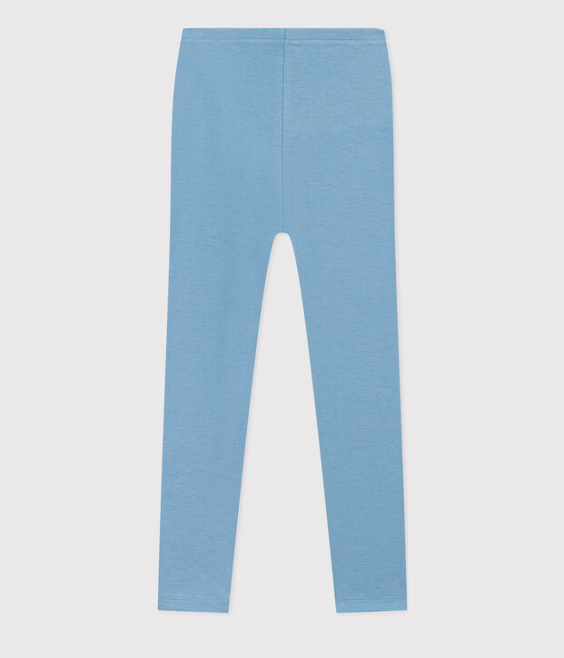 Meisjeslegging in jersey/elasthan blauw