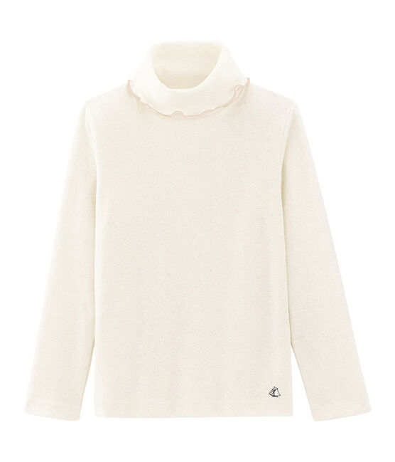 Sous pull meisjes wit MARSHMALLOW/geel OR