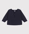 Sweatshirt van gewatteerde tubic voor baby's blauw SMOKING