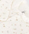 Babypyjama van velours wit MARSHMALLOW/wit MULTICO