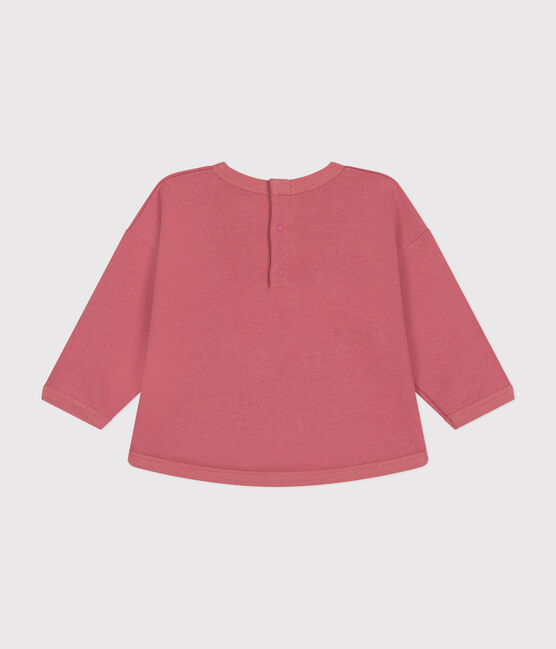 Fleece sweatshirt voor baby's roze ROSEWOOD