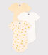 Lot de 3 bodies manches courtes koala en coton bébé