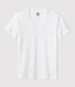 DE STRAIGHT-FIT, T-shirt voor dames met V-hals in katoen