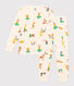 Katoenen kinderpyjama met dierenprint
